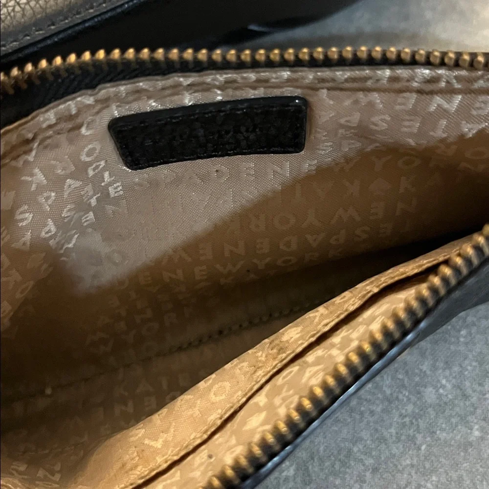 Kate Spade Black Leather Shoulder Bag with clutch. Kate Spade Cobble Hill Penny - Picture 8 of 8